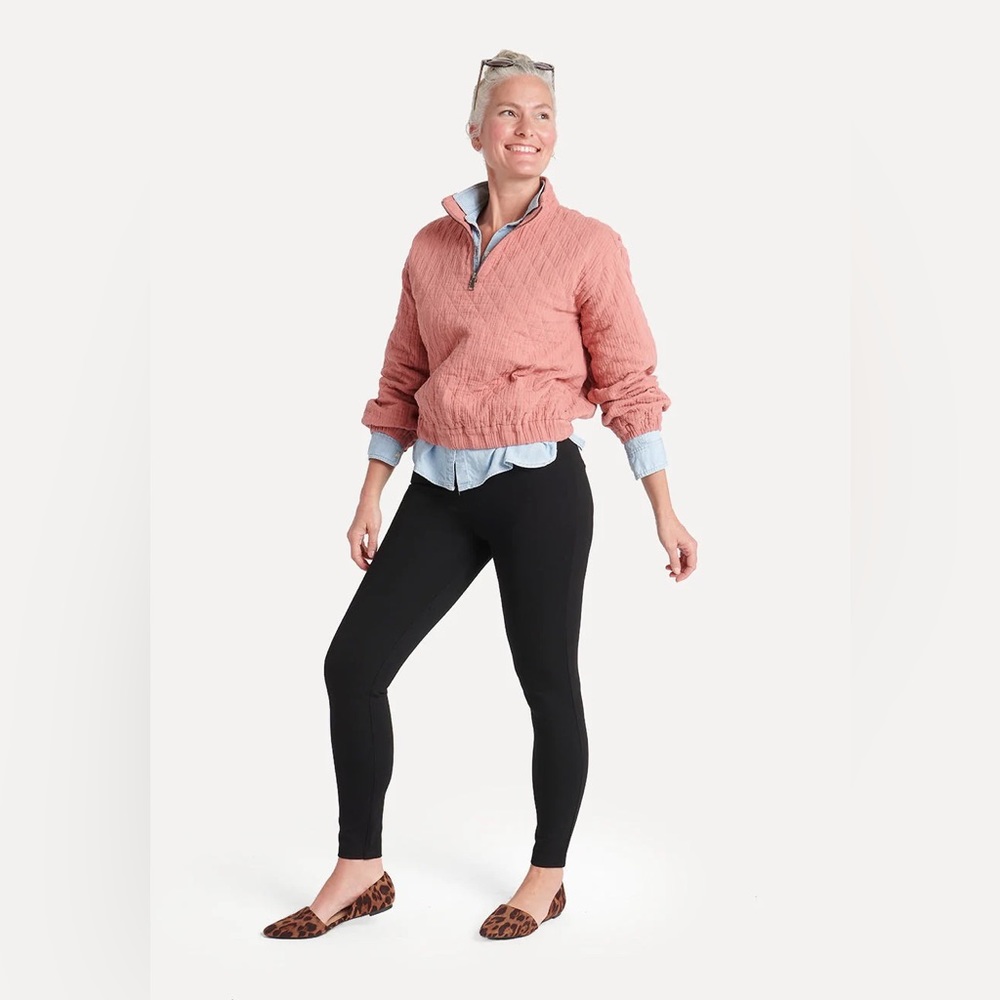 Betabrand NWOT Classic Dress Pant Yoga Pants- Black XL